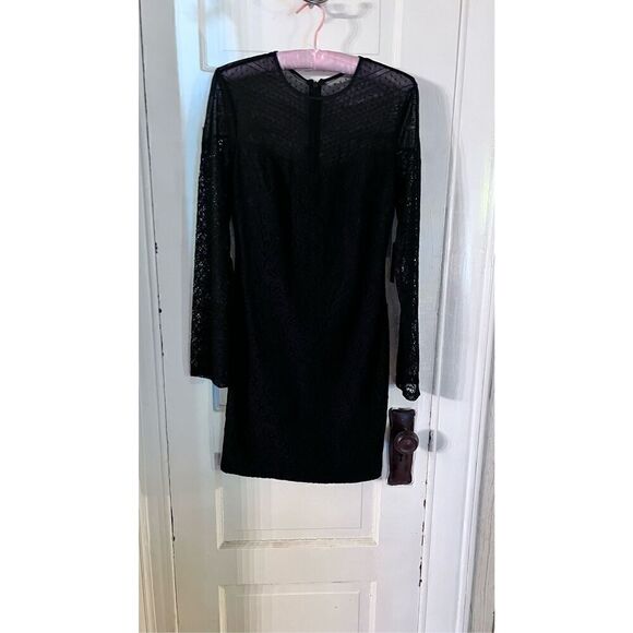 GUESS LOS ANGELES FITTED LACE COCKTAIL DRESS SIZE M NEW - Picture 1 of 10